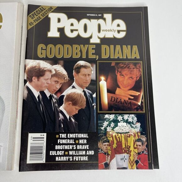 Lot of 2 People‎ Magazine 9/15/97 and 9/22/1997 Princess Diana - Picture 3 of 9